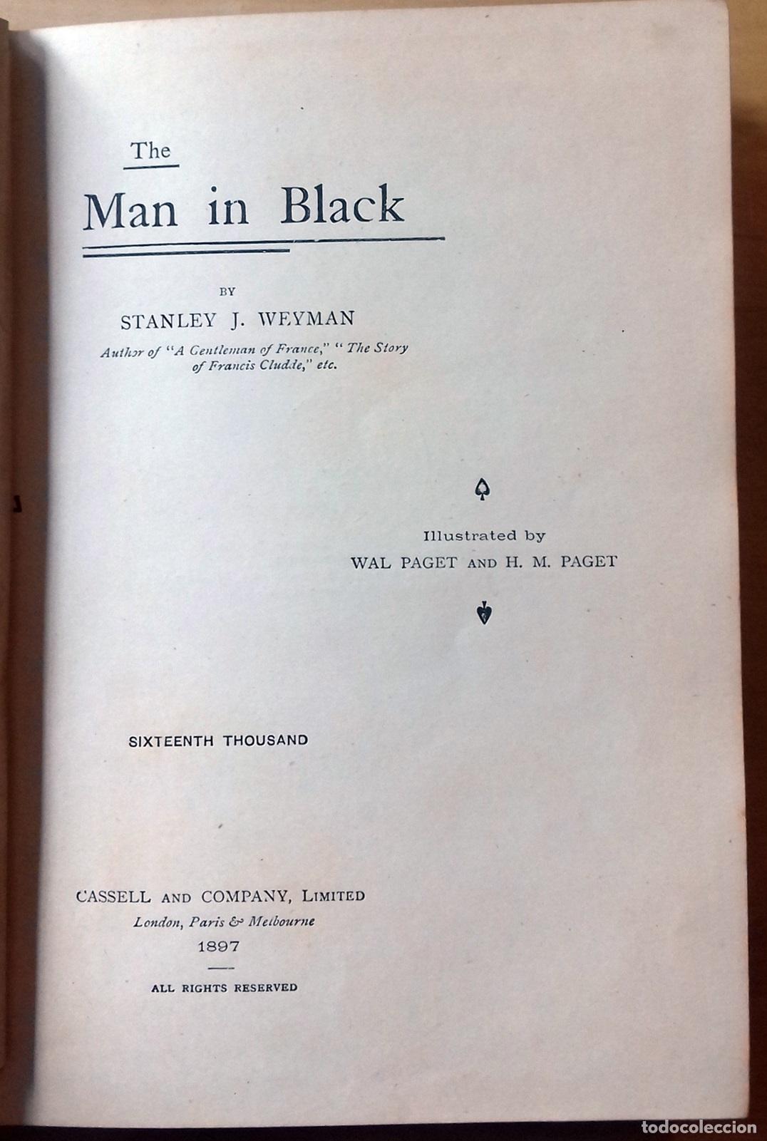 Libros: Stanley J. Weyman - THE MAN IN BLACK - Foto 4