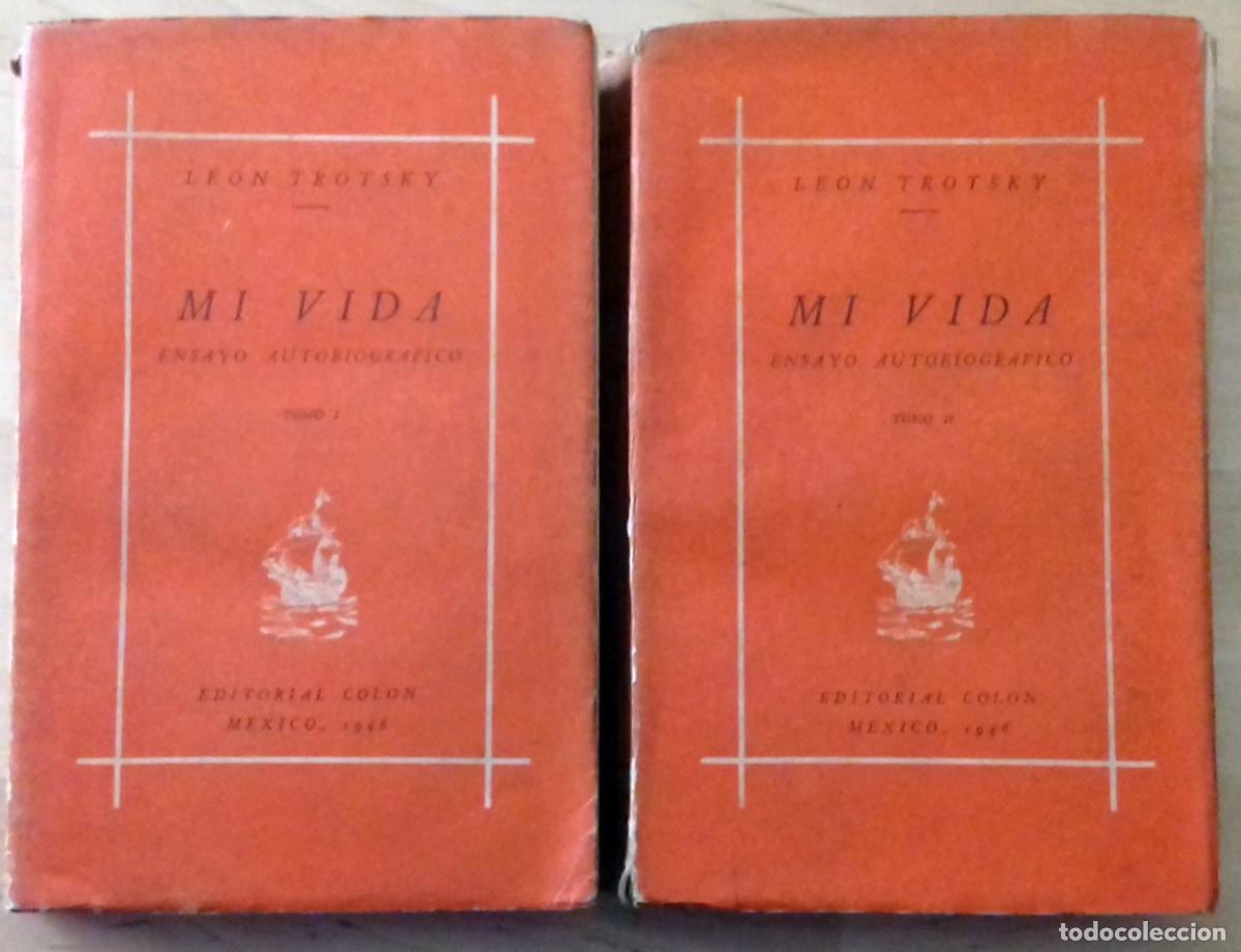 Libros: Leon Trotsky - MI VIDA. ENSAYO AUTOBIOGR&Aacute;FICO. 2 Vols. - Foto 1