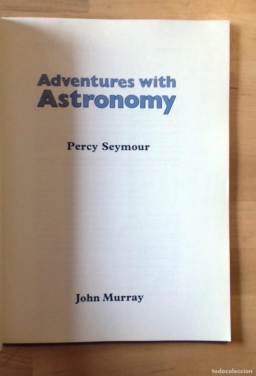 Libros: Percy Seymour - ADVENTURES WITH ASTRONOMY - Foto 4