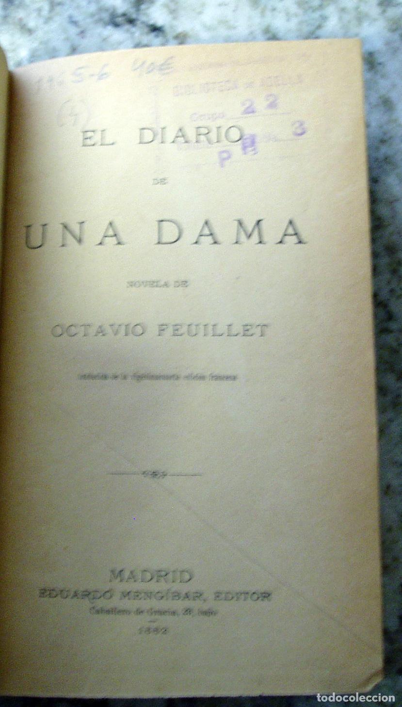 Libros: Octavio Feuillet - EL DIARIO DE UNA DAMA - Foto 2