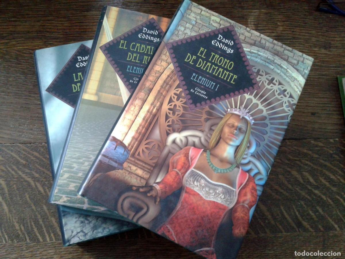 B&uuml;cher: Eddings, David - EL TRONO DEL DIAMANTE - EL CABALLERO DEL RUBI - LA ROSA DE ZAFIRO. ELENIUM I, II y