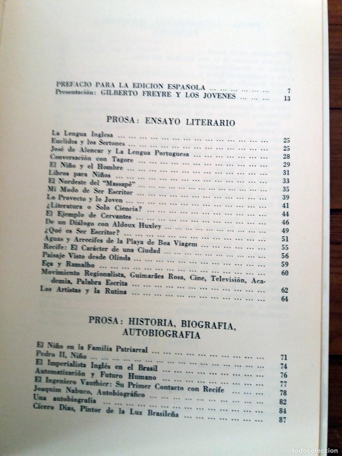 Libros: Freyre, Gilberto - ANTOLOGIA - Foto 2