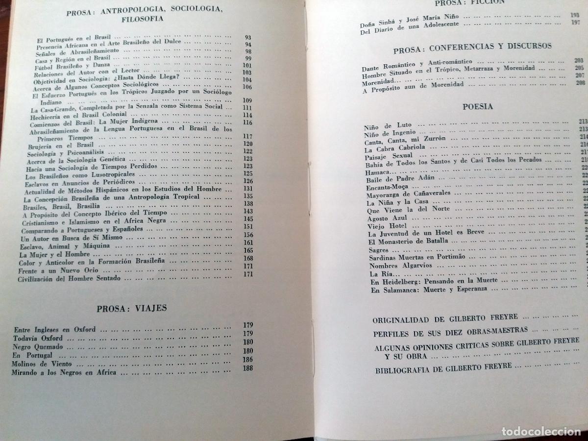 Libros: Freyre, Gilberto - ANTOLOGIA - Foto 4