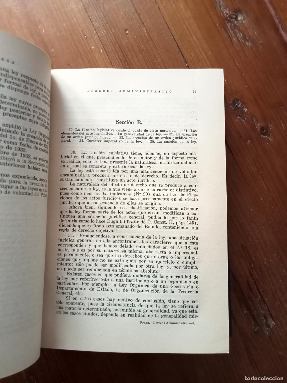 Libros: Gabino Fraga - DERECHO ADMINISTRATIVO - Foto 3