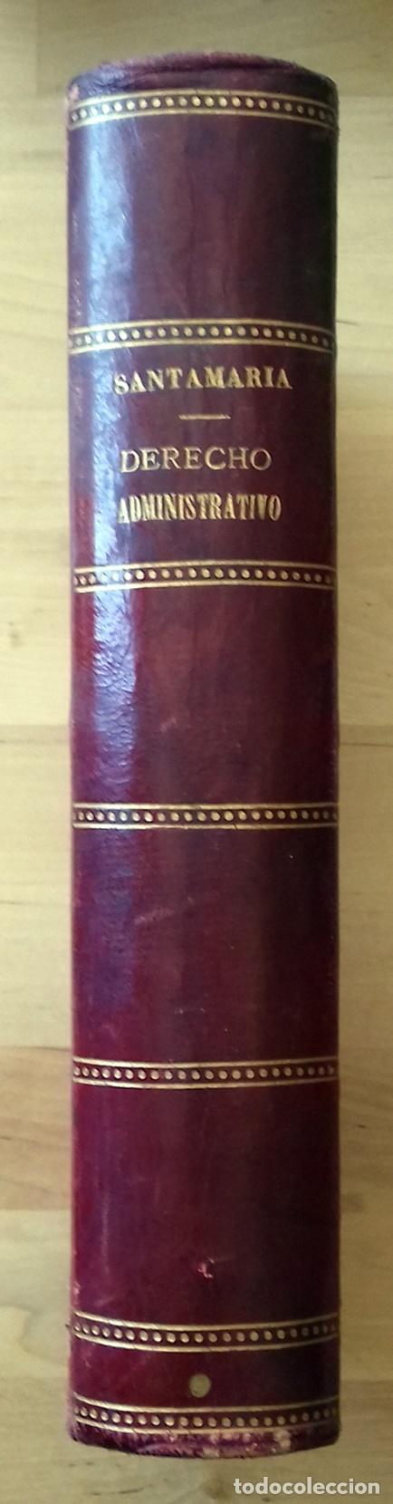Libros: Vicente Santamar&iacute;a de Paredes - CURSO DE DERECHO ADMINISTRATIVO, seg&uacute;n principios generales y la leg