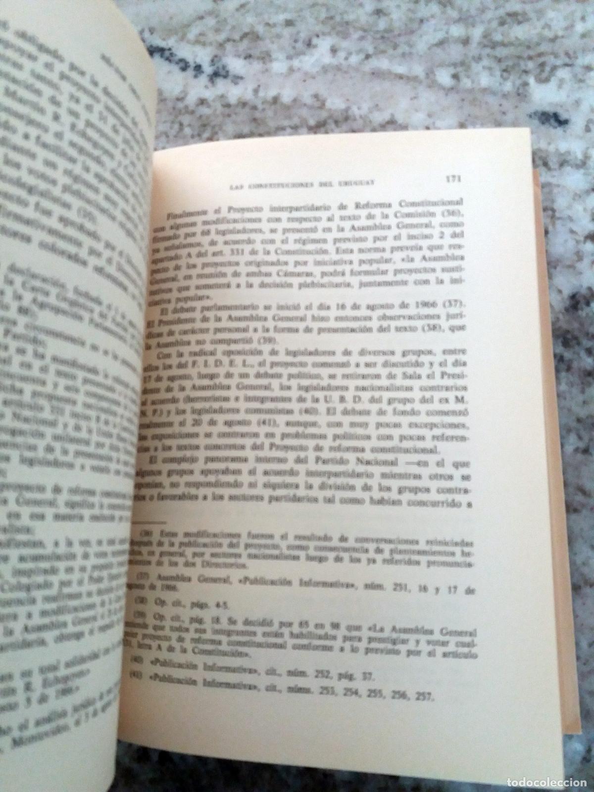 Libros: Hector Gros Espiell - LAS CONSTITUCIONES DEL URUGUAY - Foto 2