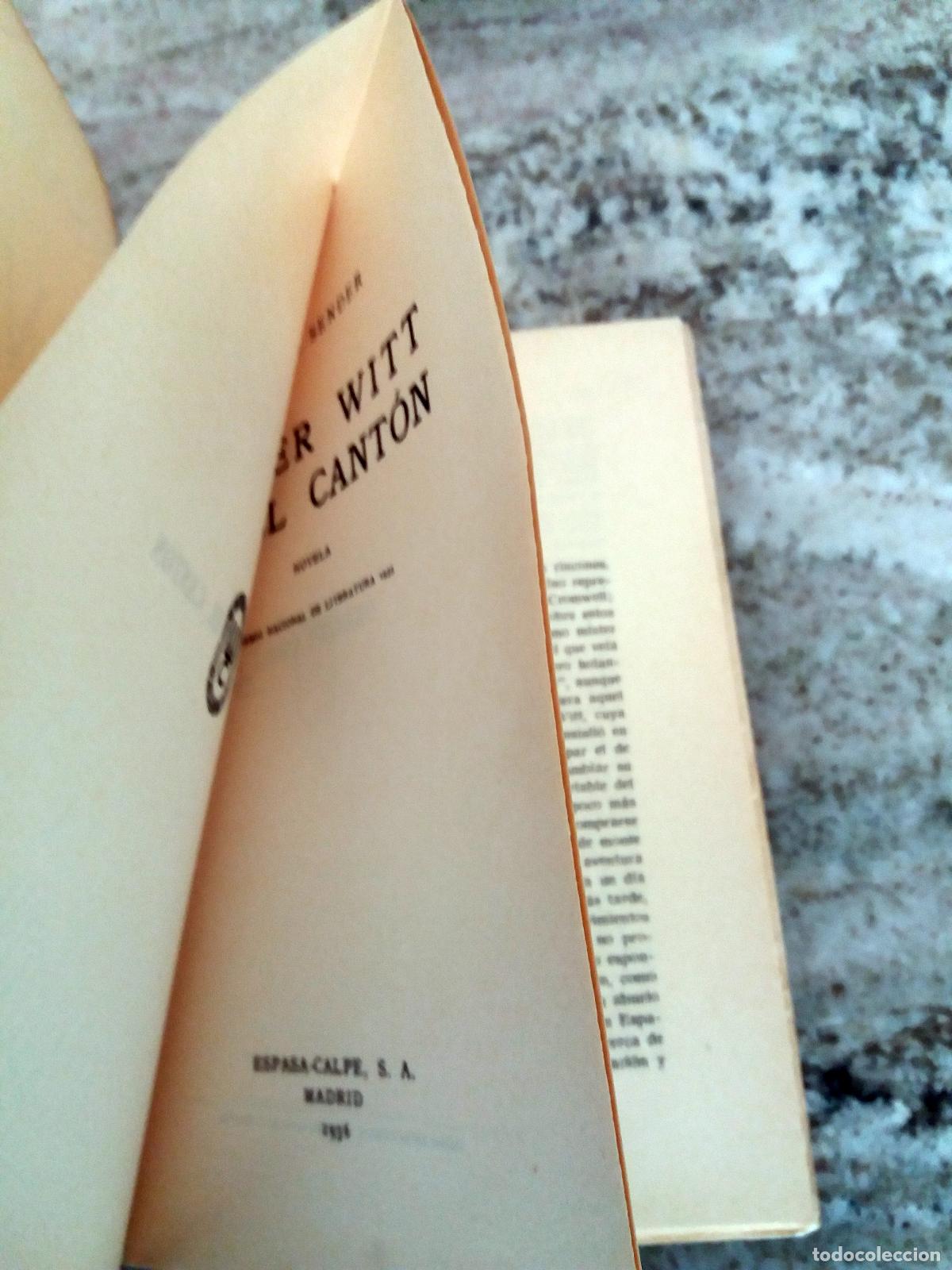 Libros: Ram&oacute;n J. Sender - MISTER WITT EN EL CANTON - Foto 3