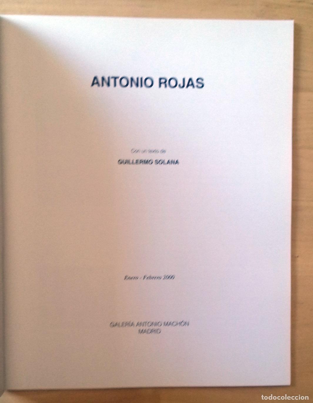 Libros: Guillermo Solana - ANTONIO ROJAS. Enero-Febrero 2000 - Foto 4