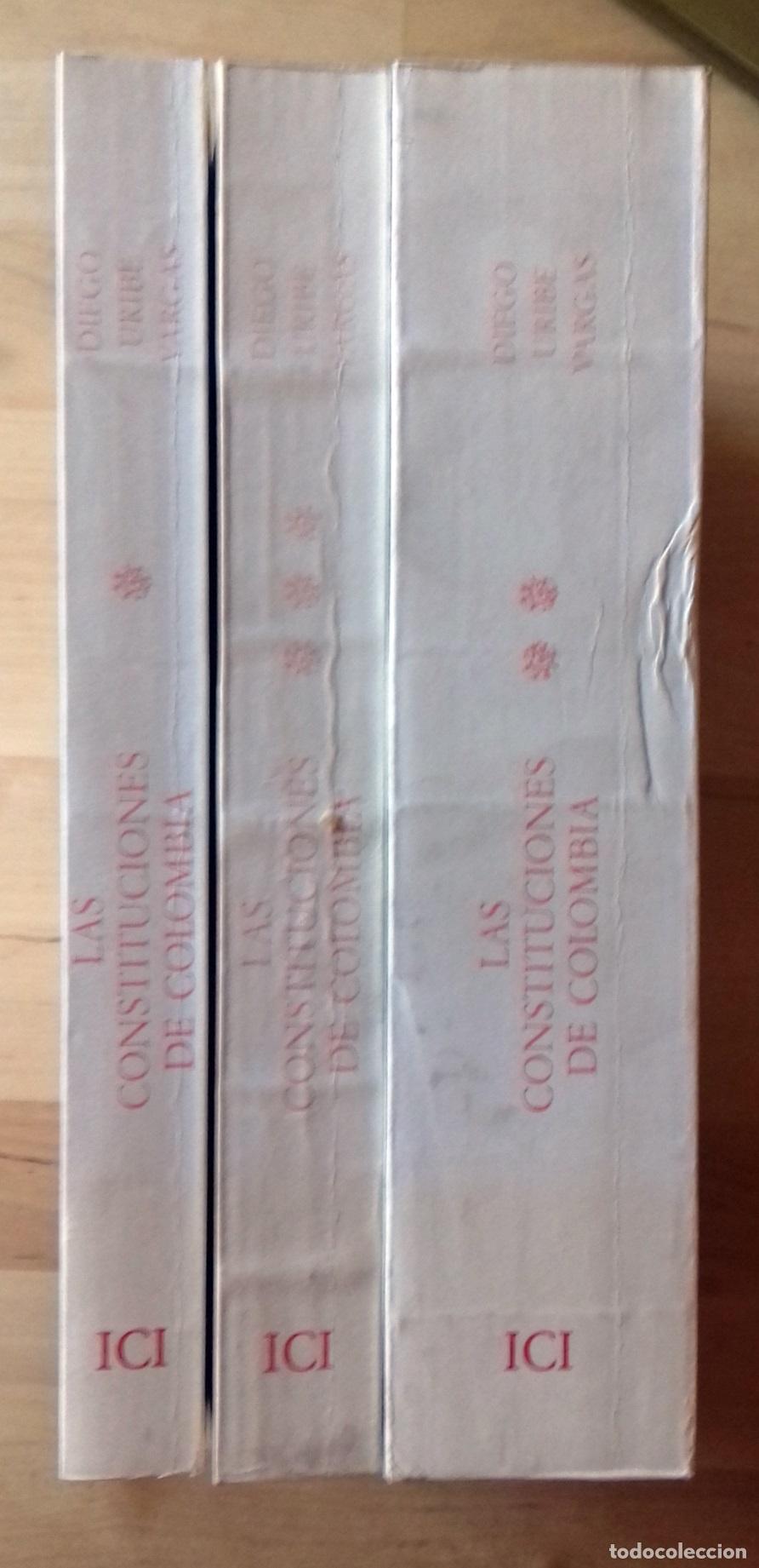 Libri di seconda mano: Diego Uribe Vargas - LAS CONSTITUCIONES DE COLOMBIA. 3 VOLS.