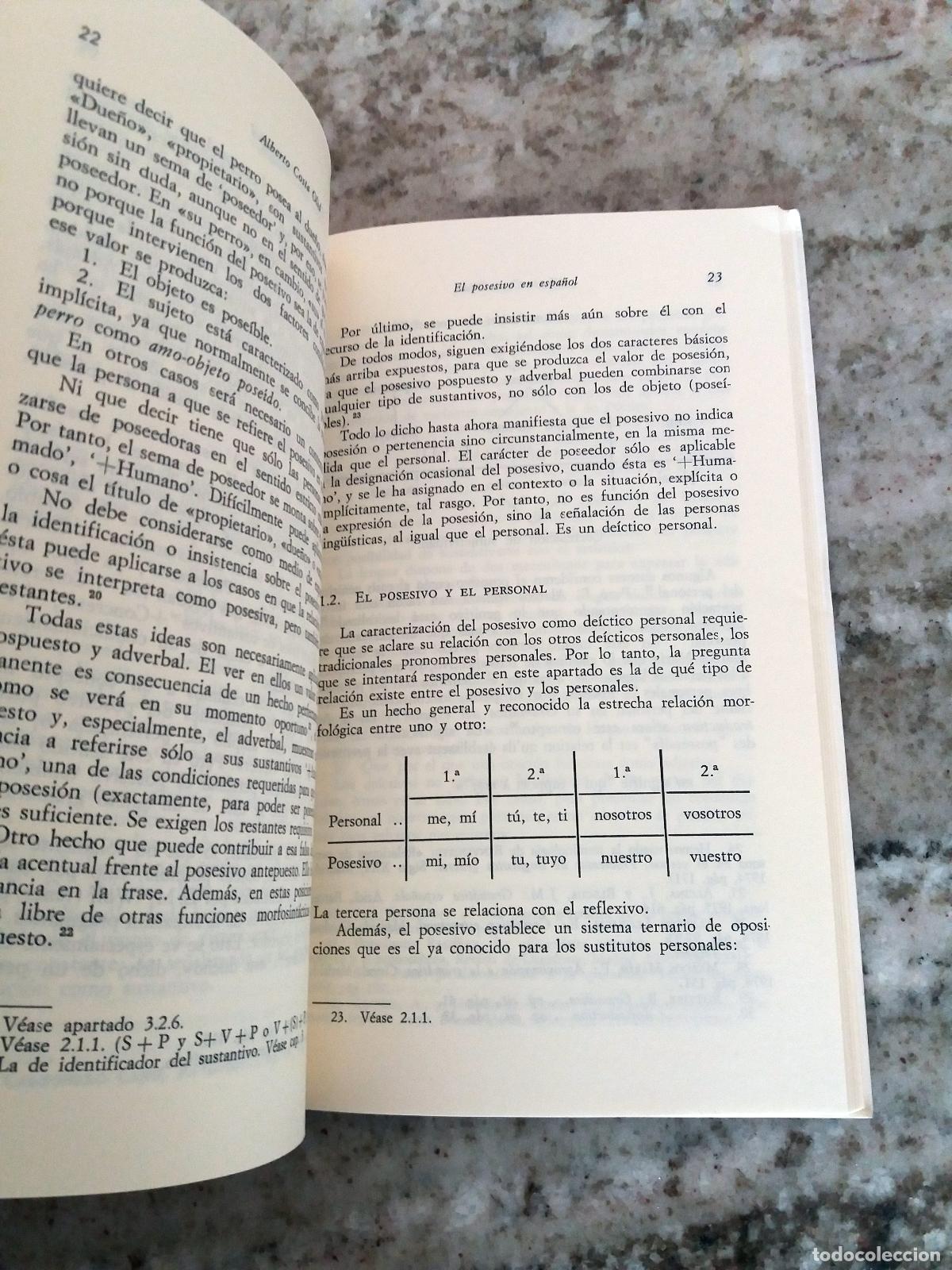 Libros: Alberto Costa Olid - EL POSESIVO EN ESPA&Ntilde;OL - Foto 3
