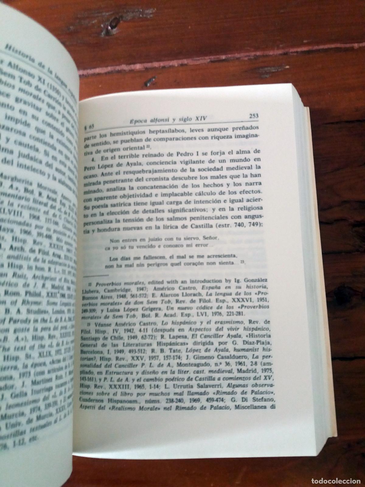 Libros: Rafael Lapesa - HISTORIA DE LA LENGUA ESPA&Ntilde;OLA - Foto 3