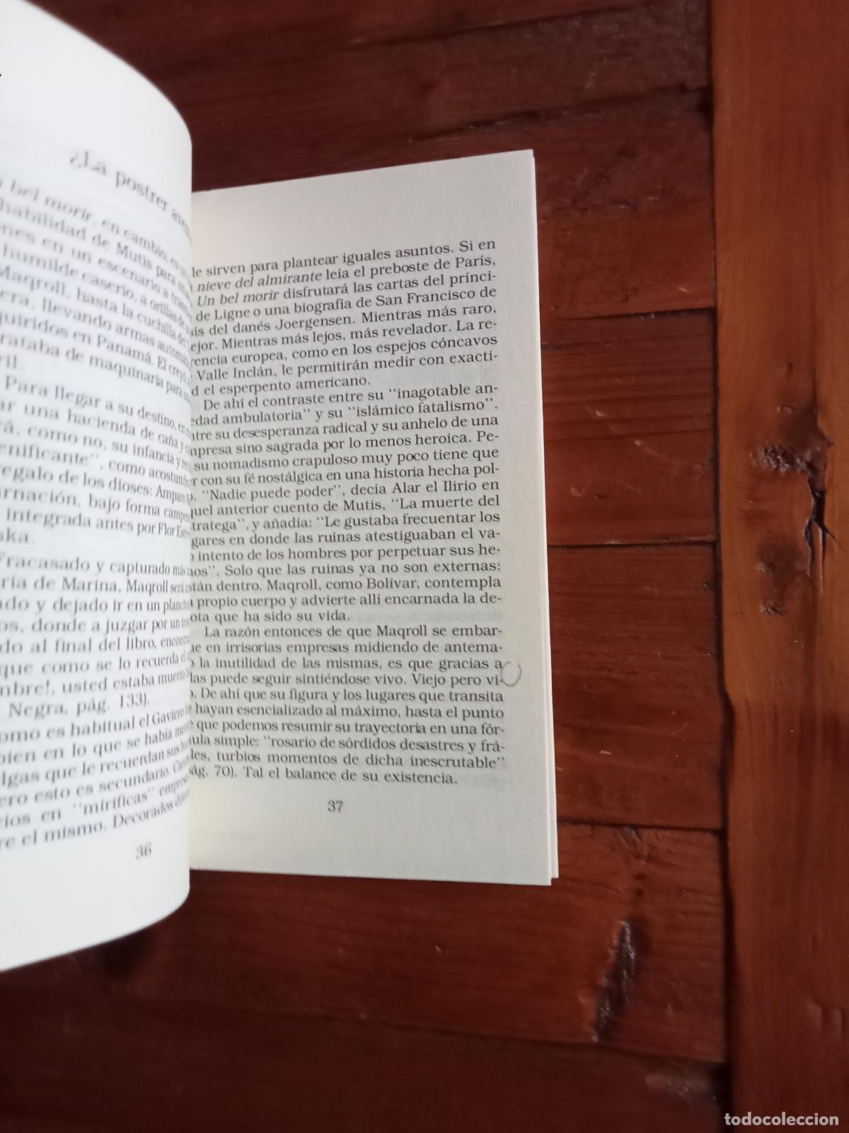 Libros: Cobo Borda, J. G - ALVARO MUTIS - Foto 2