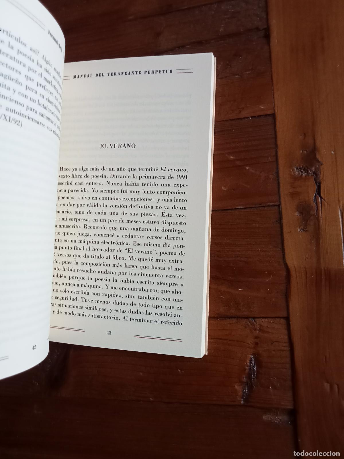 Libros: Fernando Ortiz - MANUAL DEL VERANEANTE PERPETUO - Foto 2