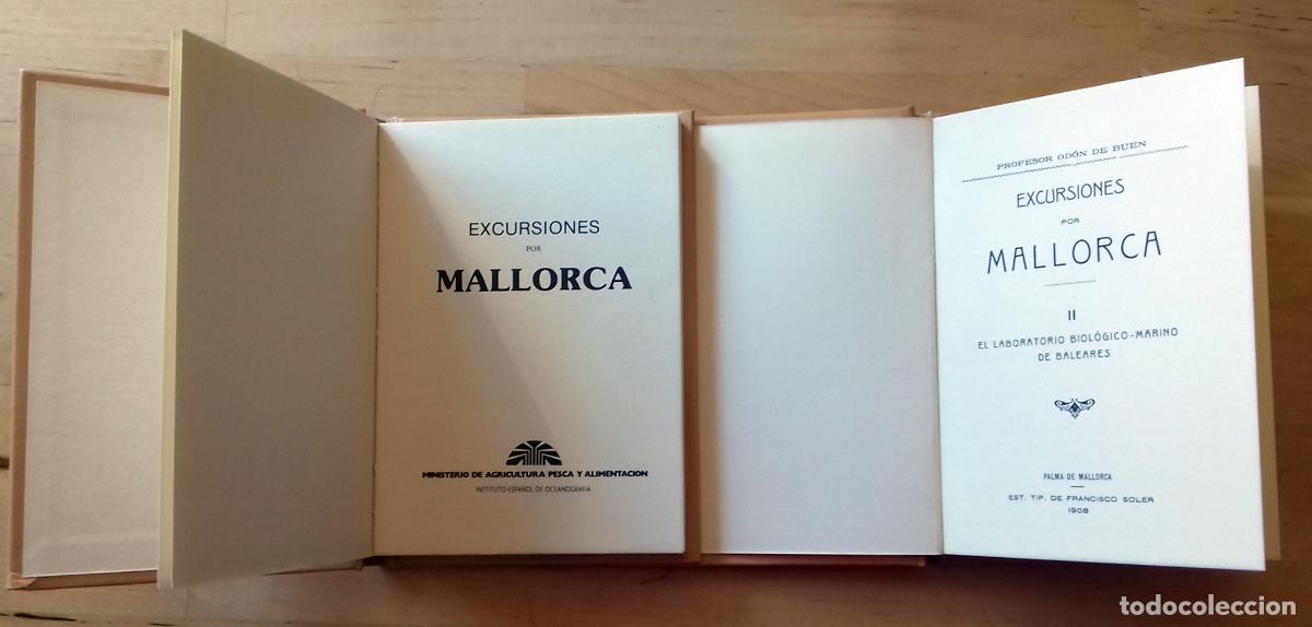 books: Profesor Od&oacute;n de Buen - EXCURSIONES POR MALLORCA. I y II