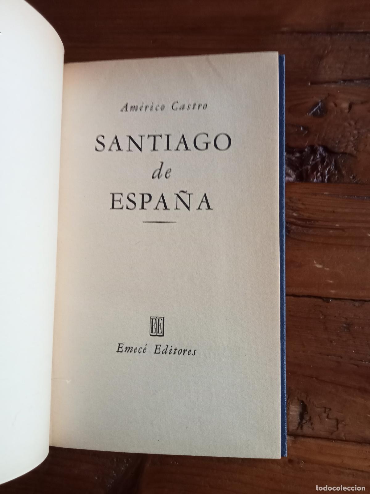Libros: Americo Castro - SANTIAGO DE ESPA&Ntilde;A - Foto 3