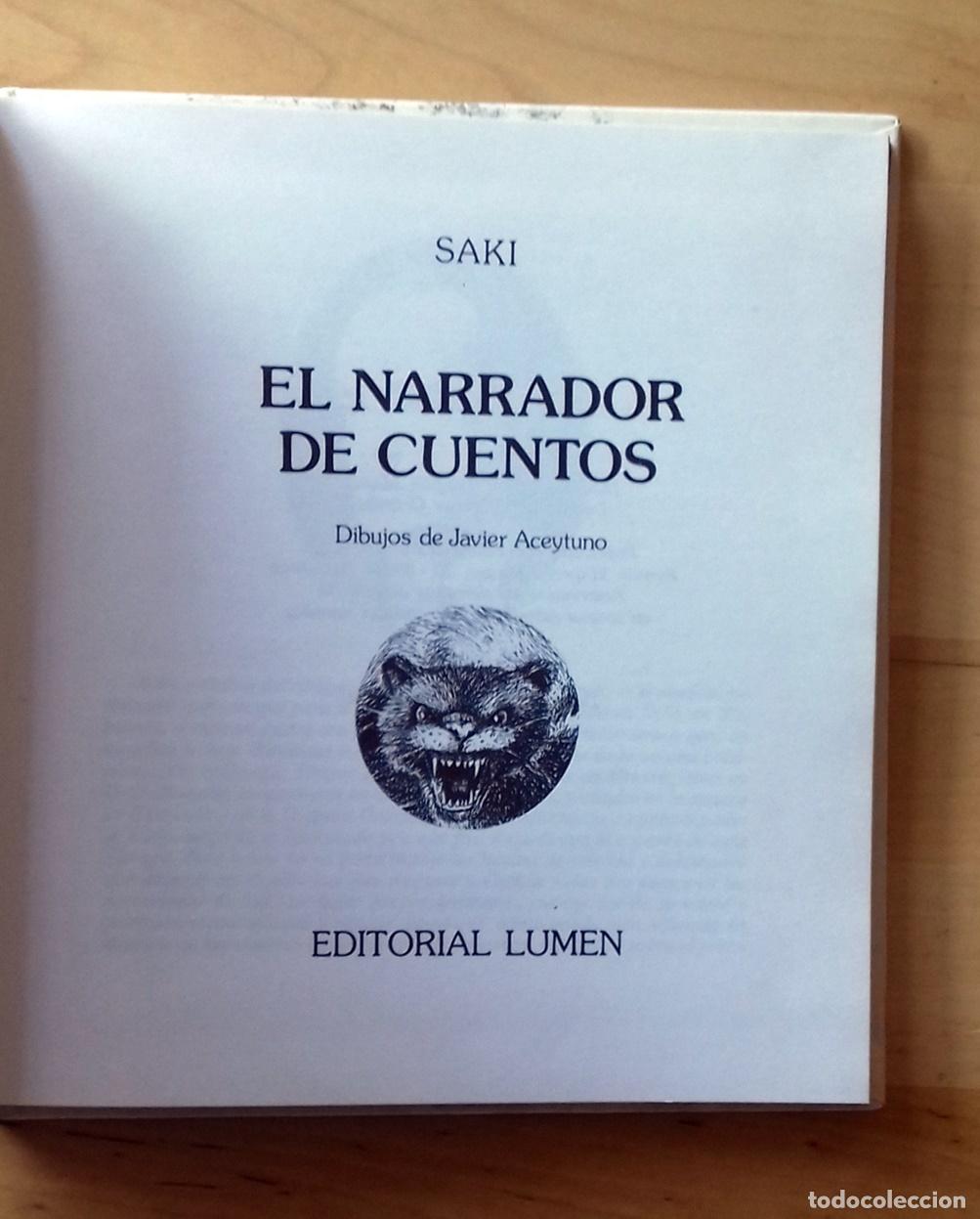 Libros: Saki - EL NARRADOR DE CUENTOS - Foto 2