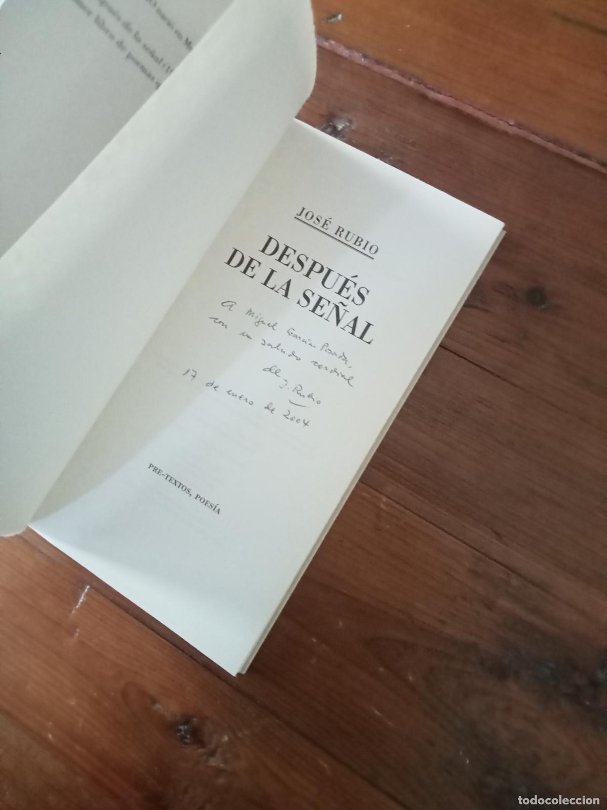 Libros: Rubio, Jos&eacute; - DESPUES DE LA SE&Ntilde;AL - Foto 2
