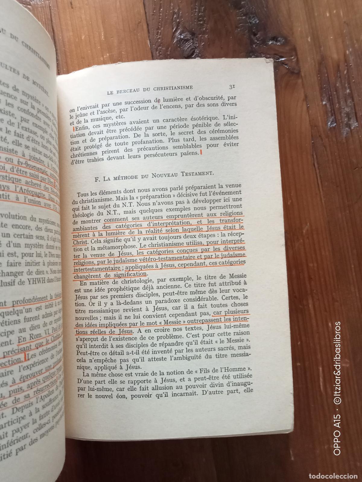 Libros: Paul Tillich - HISTOIRE DELA PENSEE CHRETIENNE - Foto 5