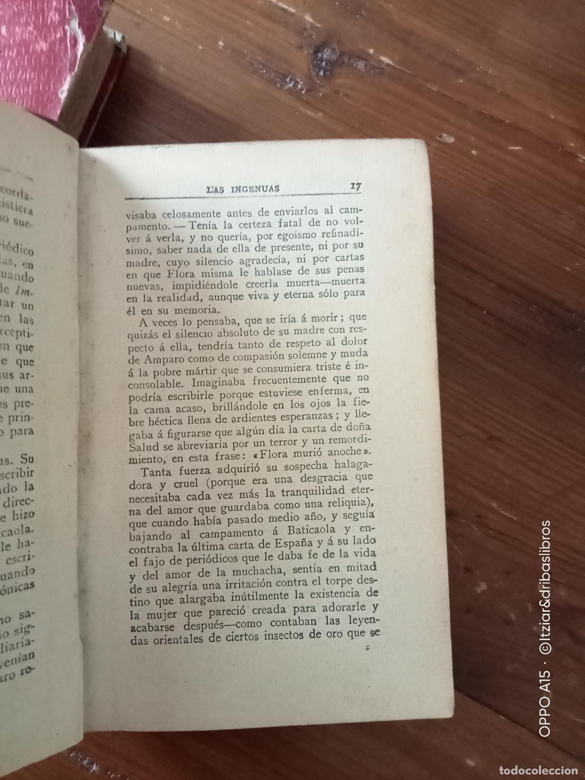 Libros: Felipe Trigo - LAS INGENUAS. I y II. Completa - Foto 5