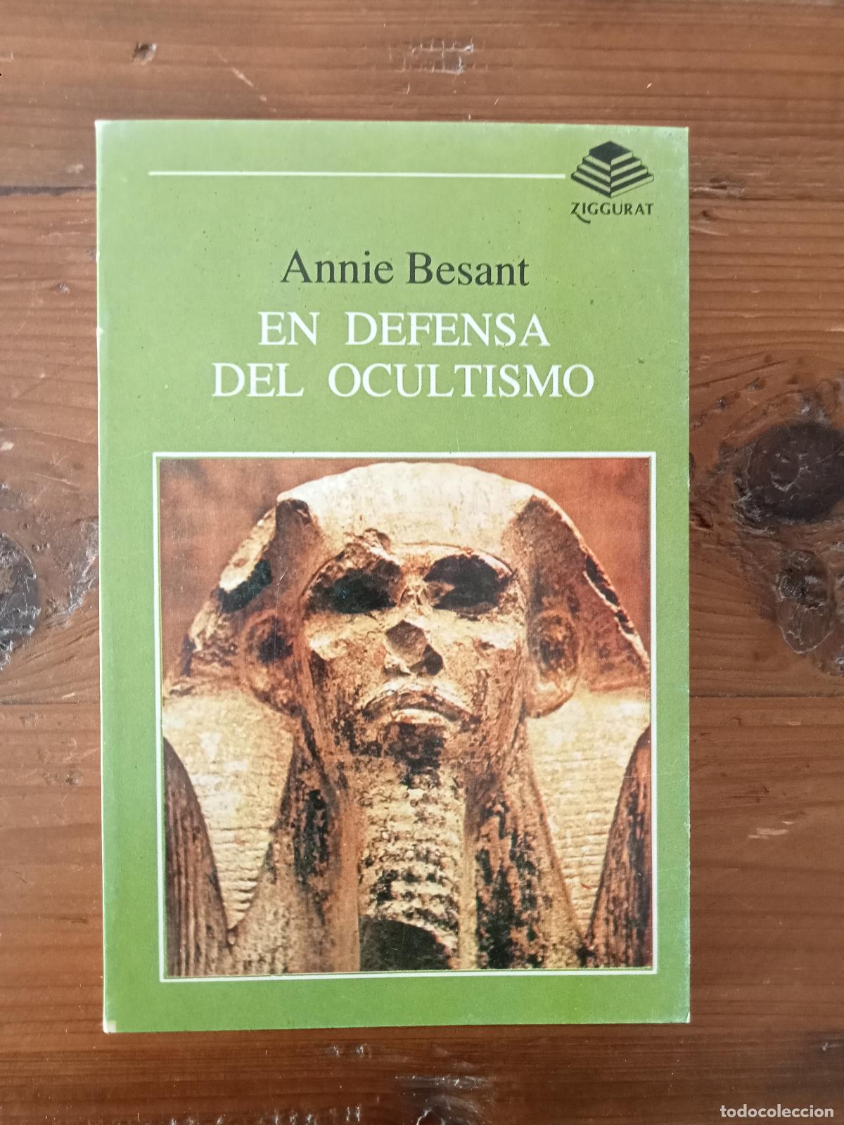 Libros: Annie Besant - EN DEFENSA DEL OCULTISMO - Foto 1