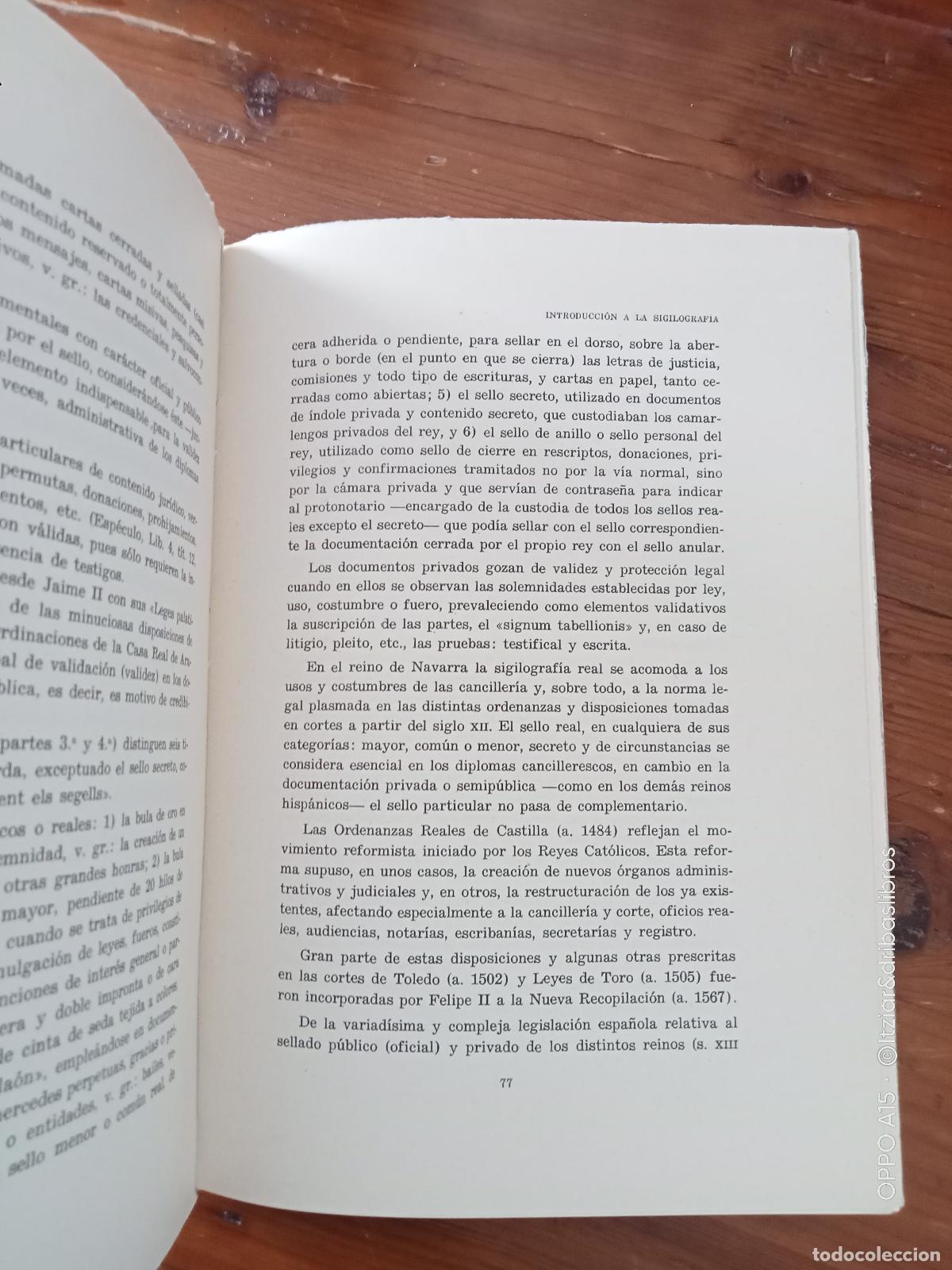 Libros: Riesco Terrero, Angel - INTRODUCCION A LA SIGILOGRAFIA - Foto 3