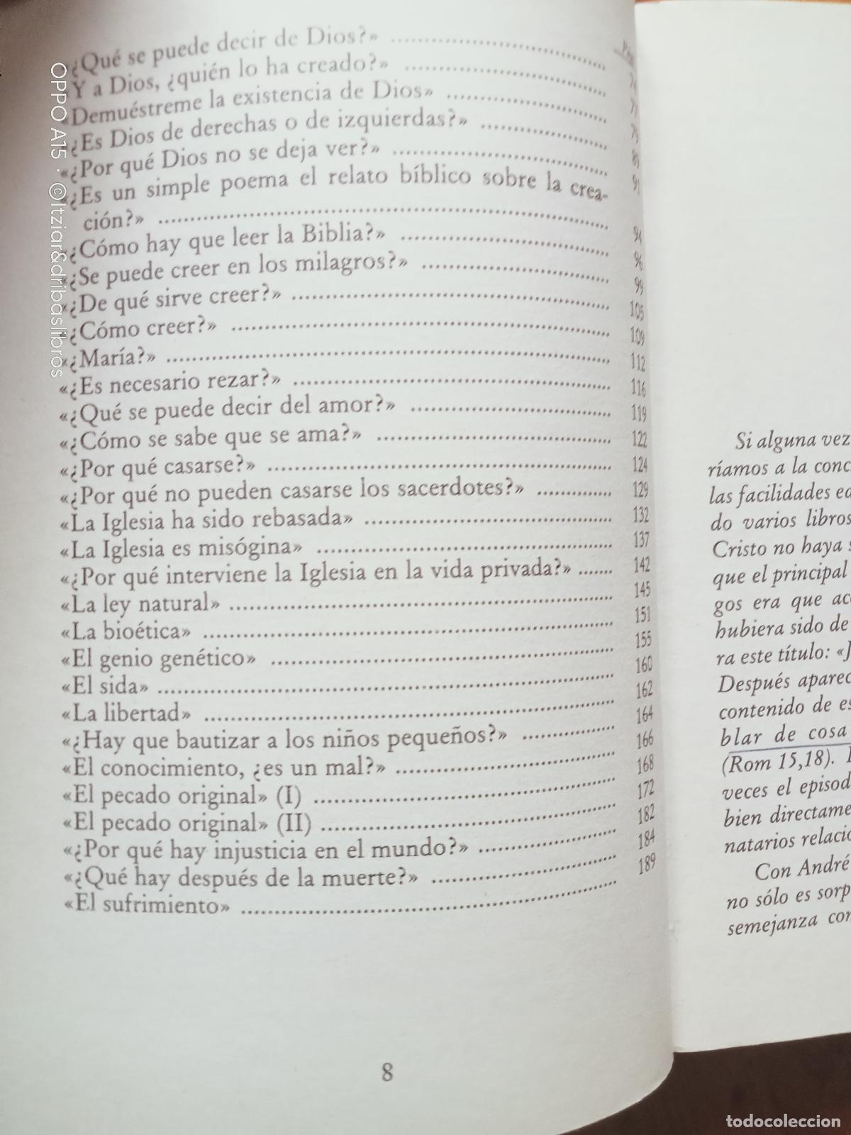 Libros: Andr&eacute; Frossard - PREGUNTAS SOBRE DIOS - Foto 5