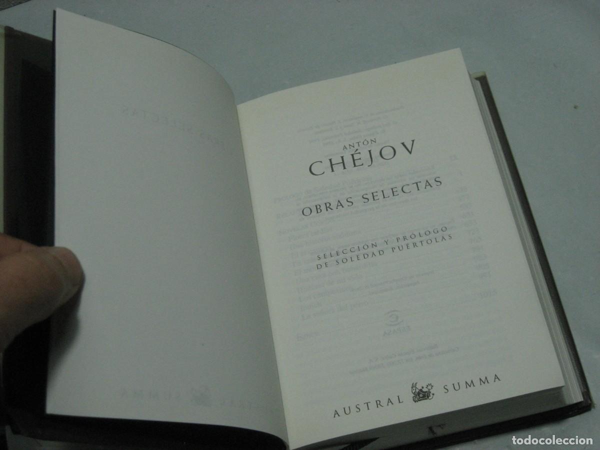 Libros: OBRAS SELECTAS - Ant&oacute;n Ch&eacute;jov - Foto 3