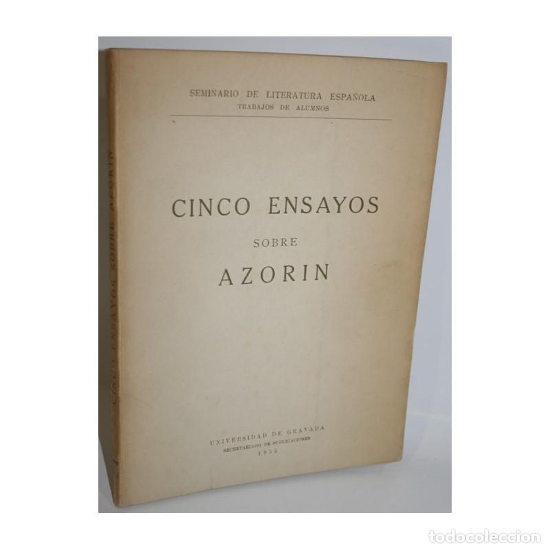 Libros: CINCO ENSAYOS SOBRE AZOR&Iacute;N - V.V.A.A. - Foto 1