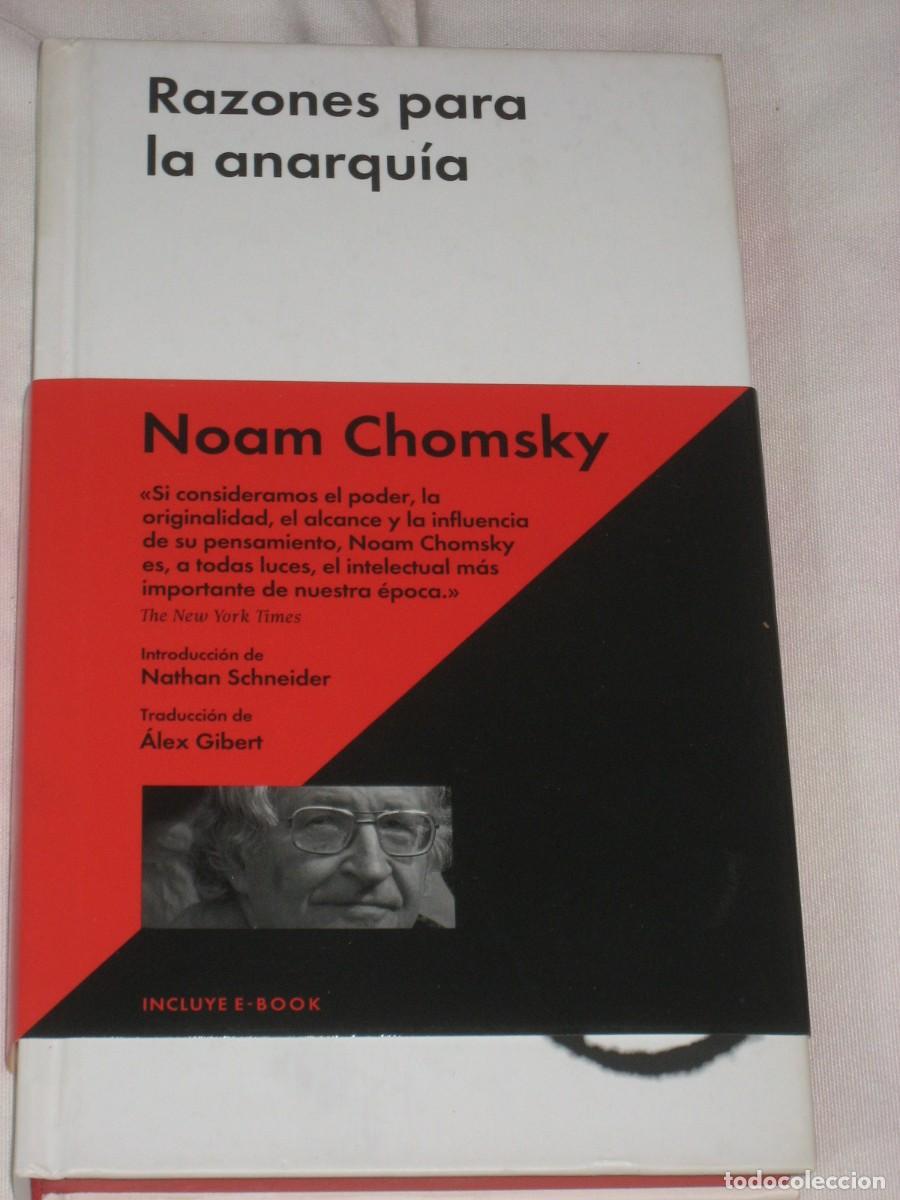 Libros: RAZONES PARA LA ANARQU&Iacute;A - Noam Chomsky - Foto 1