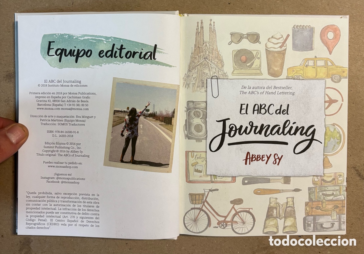 Libros: EL ABC DEL JOURNALING. ABBEY SY. INSTITUTO MONSA DE EDICIONES 2018. - Foto 2