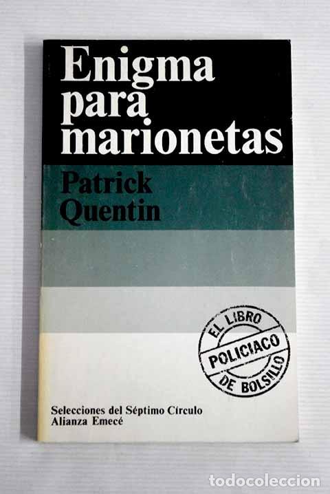 Libros: Enigma para marionetas.- Quentin, Patrick - Foto 1