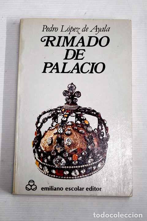 Libros: Rimado de Palacio: Lopez de Ayala, Pero.- Lopez de Ayala, Pero - Foto 1