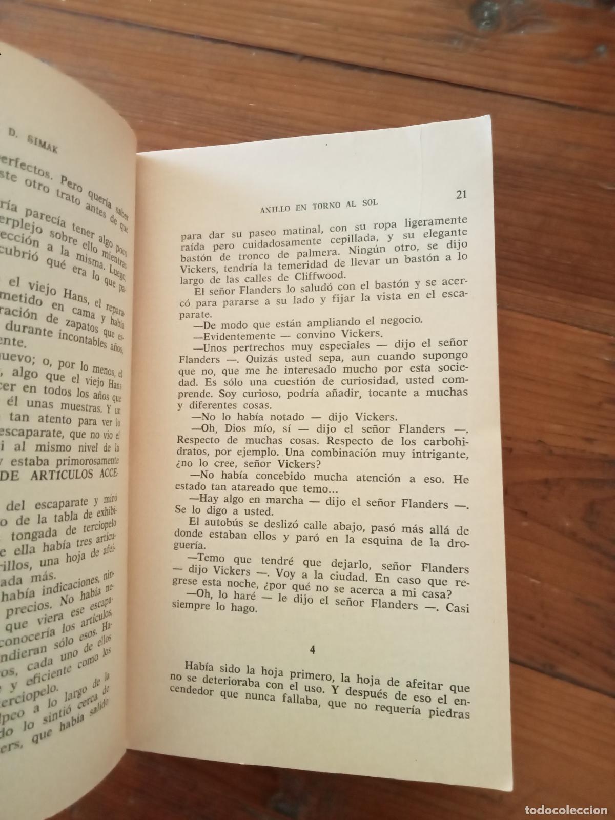 Libros: Clifford D. Simak - ANILLO EN TORNO AL SOL - Foto 2
