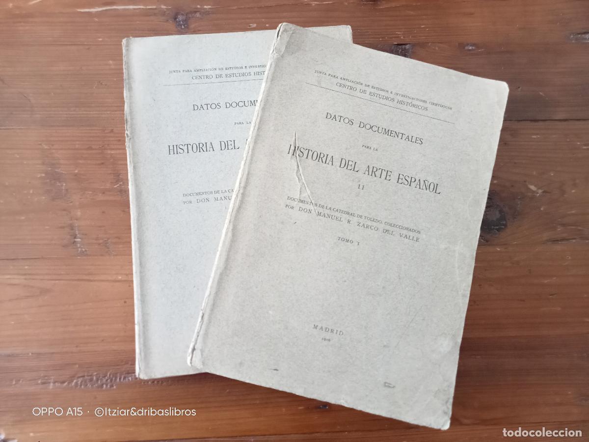 B&uuml;cher: Manue R. Zarco del Valle - DATOS DOCUMENTALES PARA LA HISTORIA DEL ARTE ESPA&Ntilde;OL. II Documentos de la