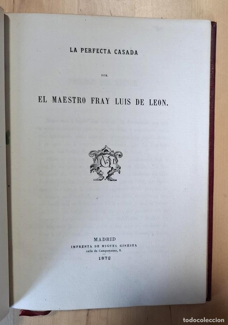 B&uuml;cher: Fray Luis de Le&oacute;n - LA PERFECTA CASADA