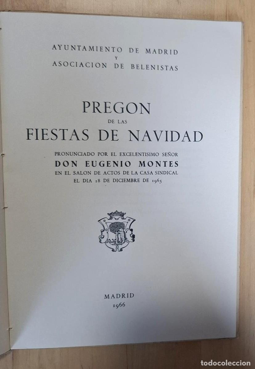 Libros: Eugenio Montes - PREG&Oacute;N DE LAS FIESTAS DE NAVIDAD - Foto 2
