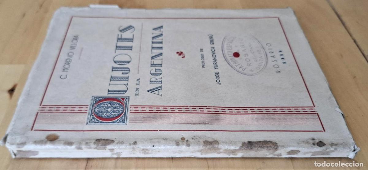 Libros: C. Moreno Villora - QUIJOTES EN LA ARGENTINA
