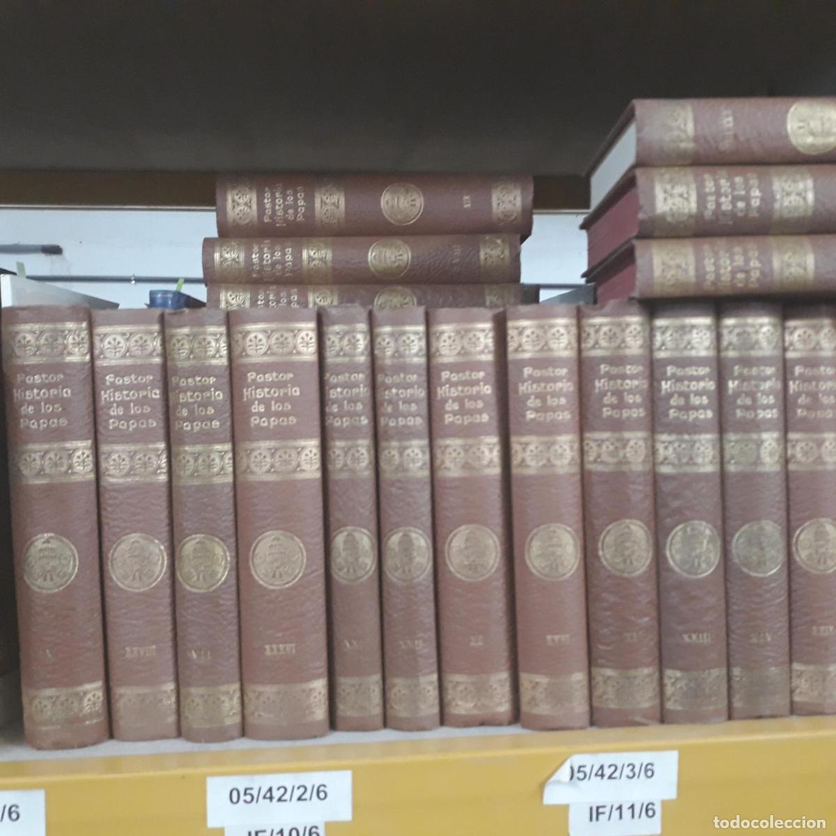 B&uuml;cher: Ludovico Pastor - HISTORIA DE LOS PAPAS. 35 Vols.