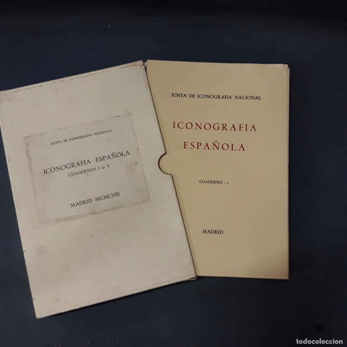books: ICONOGRAFIA ESPA&Ntilde;OLA. Cuadernos del I al V. Completo