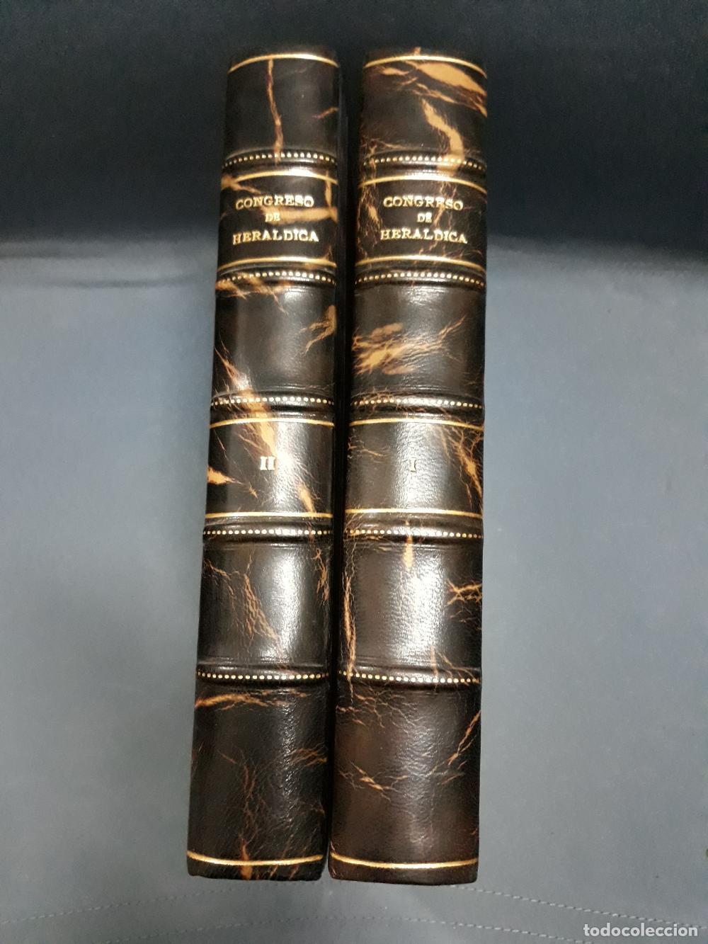 books: Marqu&eacute;s de Foronda (bajo la Presidencia) - PRIMER CONGRESO DE GENEALOG&Iacute;A Y HER&Aacute;LDICA. 2 Vols.