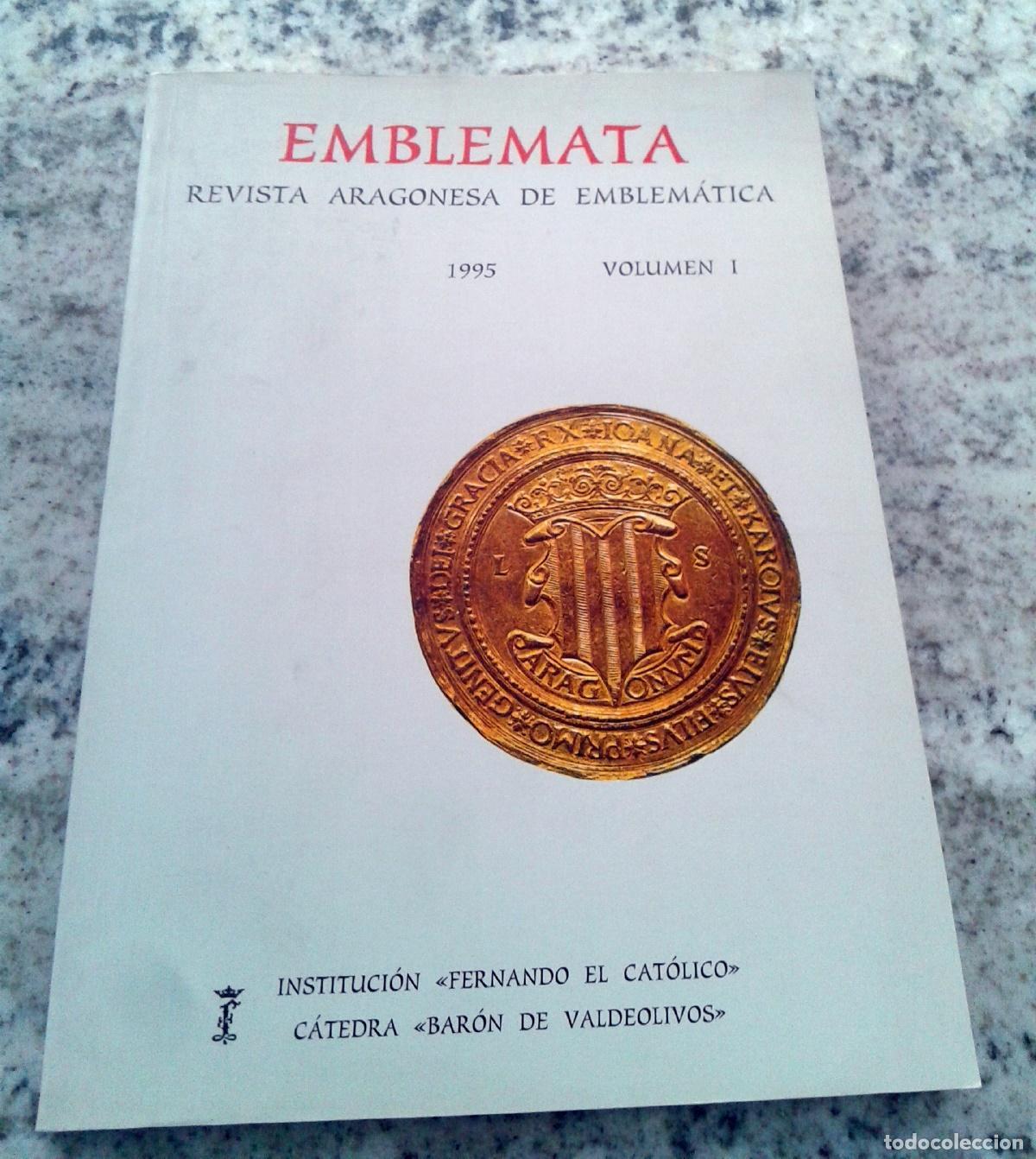 Libri di seconda mano: vvaa - EMBLEMATA. Revista Aragonesa de Emblem&aacute;tica. Vo. I. 1995
