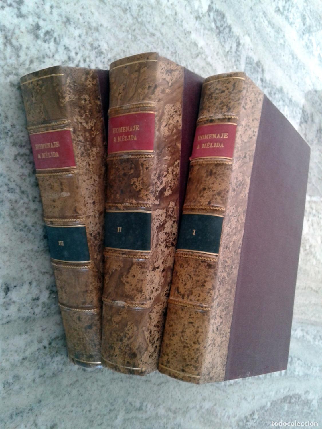Livros em segunda m&atilde;o: vvaa - HOMENAJE A MELIDA. Anuario del Cuerpo Facultativo de Archiveros, Bibliotecarios y Arque&oacute;logos