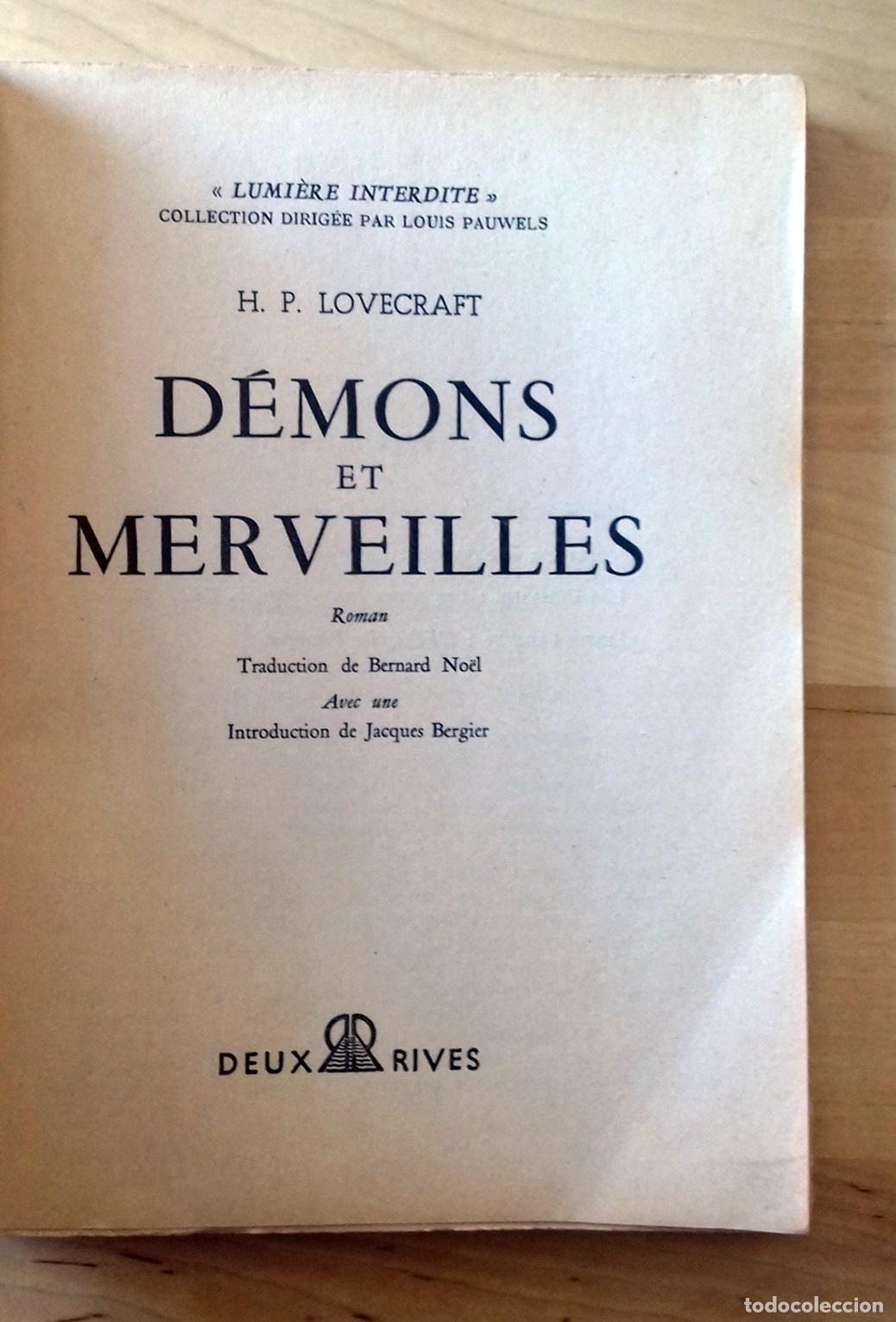 Libros: H. P. Lovecraft - D&Eacute;MONS ET MERVEILLES - Foto 1