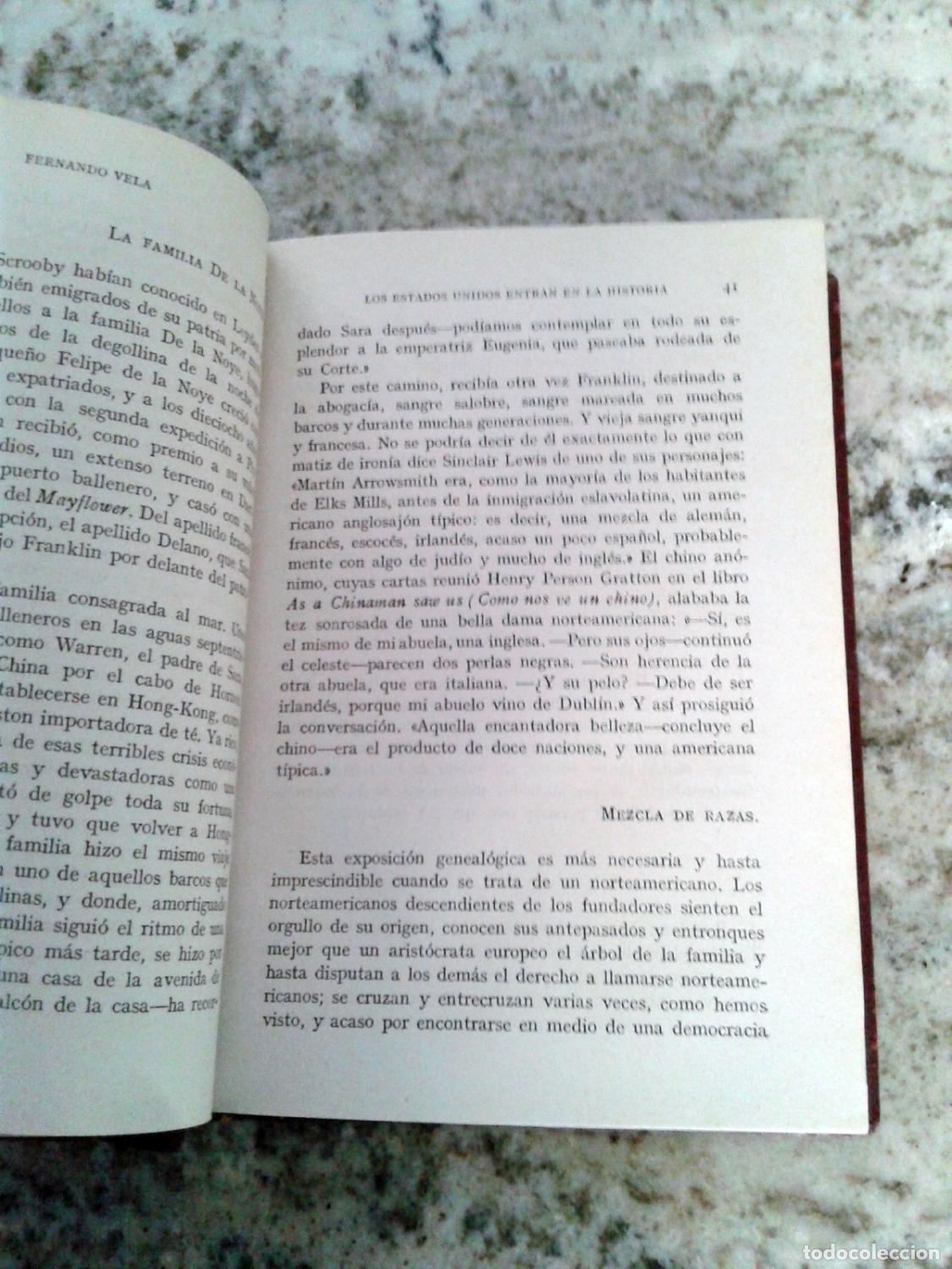 Libros: Fernando Vela - ESTADOS UNIDOS ENTRAN EN LA HISTORIA - Foto 2