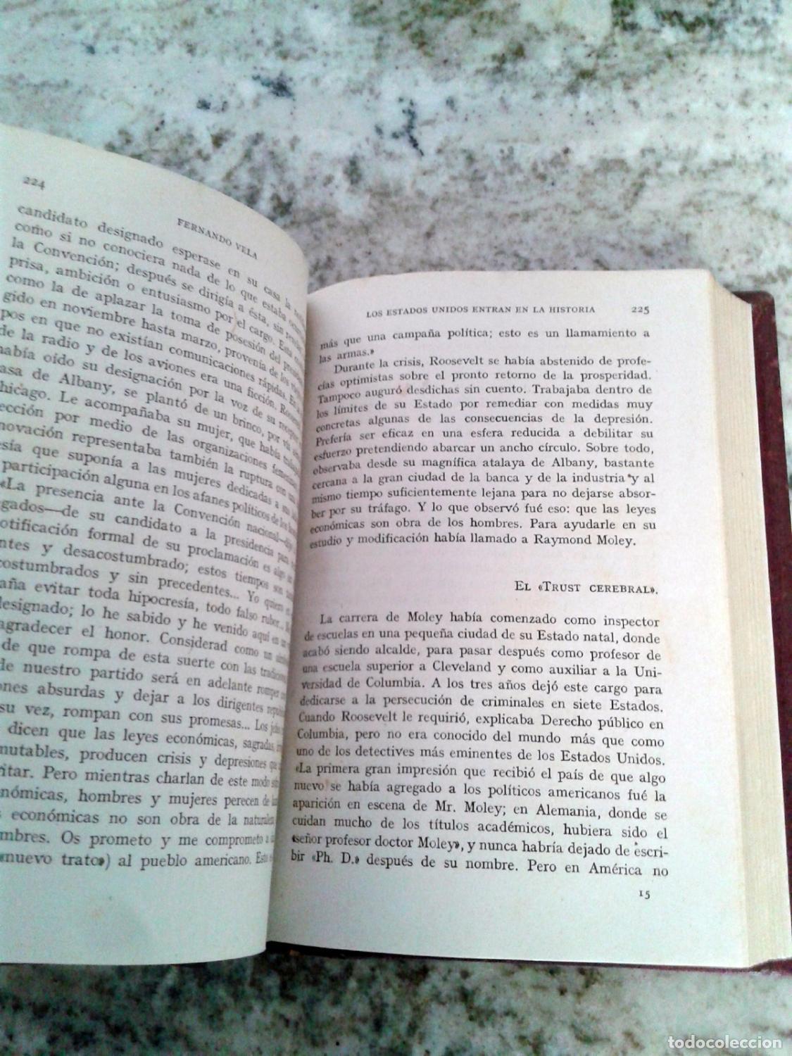 Libros: Fernando Vela - ESTADOS UNIDOS ENTRAN EN LA HISTORIA - Foto 4