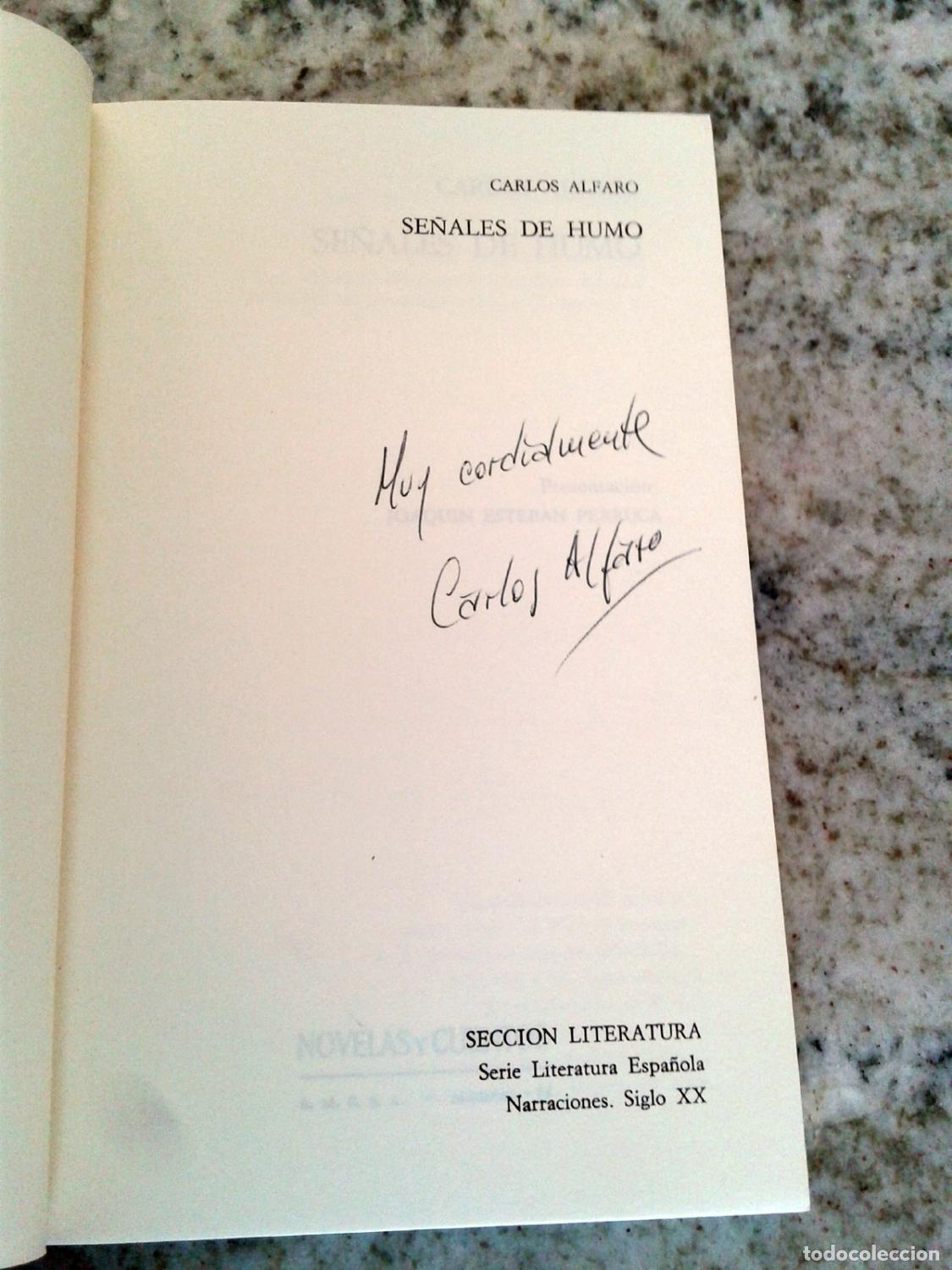 Libros: Carlos Alfaro - SE&Ntilde;ALES DE HUMO - Foto 3