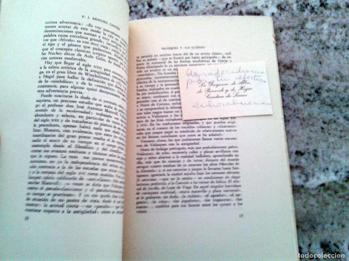 Libros: F. J. S&aacute;nchez Cant&oacute;n - VELAZQUEZ Y LO CLASICO - Foto 2