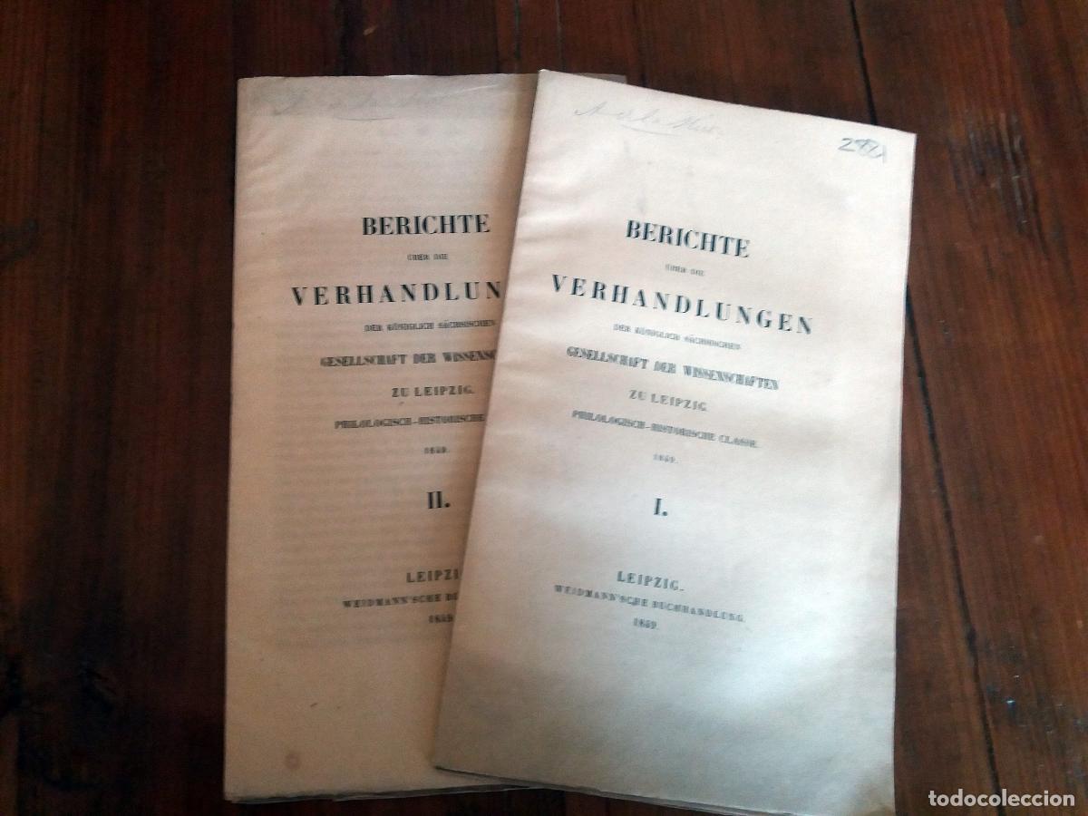 B&uuml;cher: vvaa - Berichte &uuml;ber die Verhandlungen der k&ouml;niglich s&auml;chsischen Gesellschaft der Wissenschaften zu