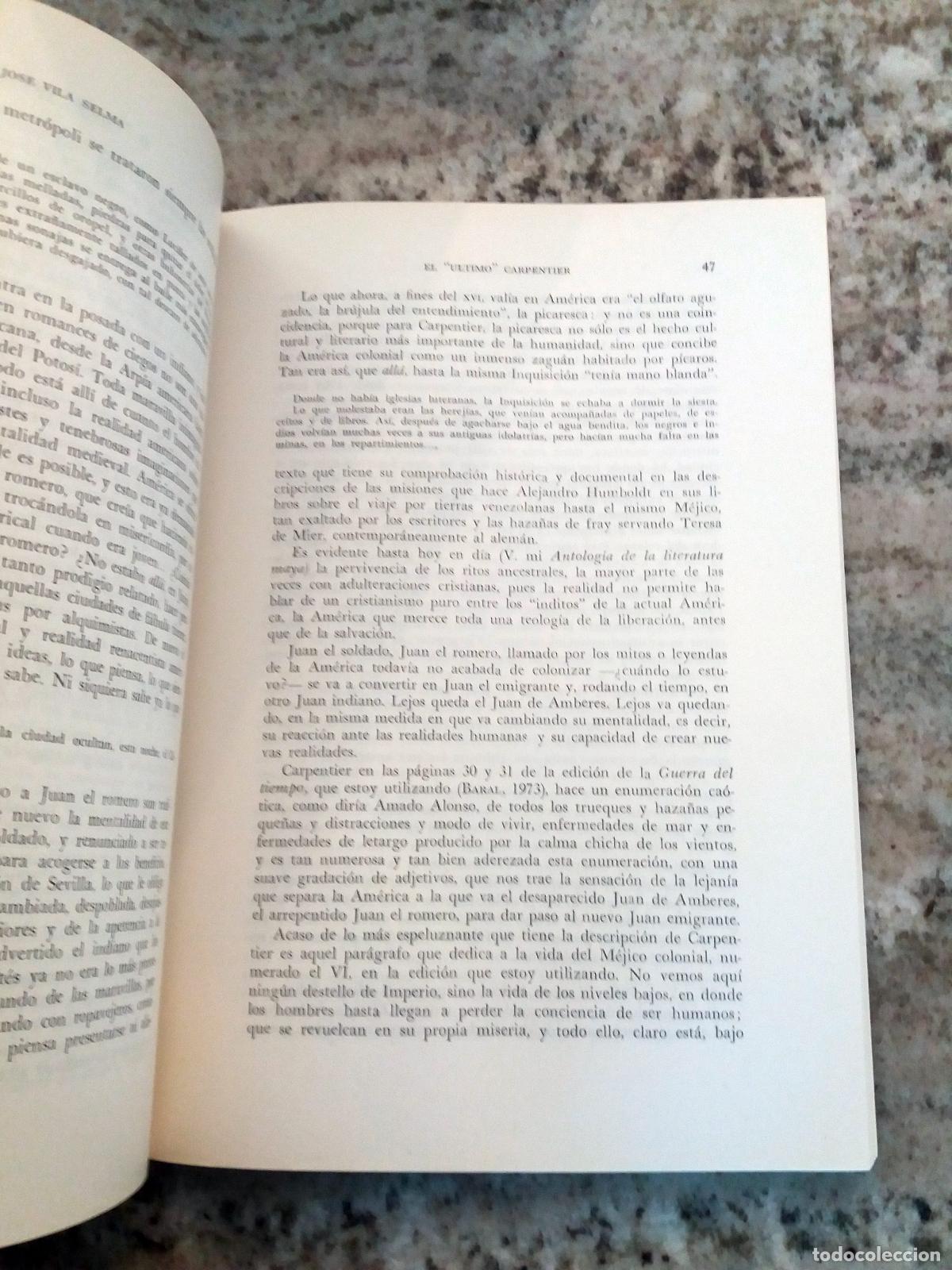 Libros: Jos&eacute; Vila Selma - EL ULTIMO CARPENTIER - Foto 2