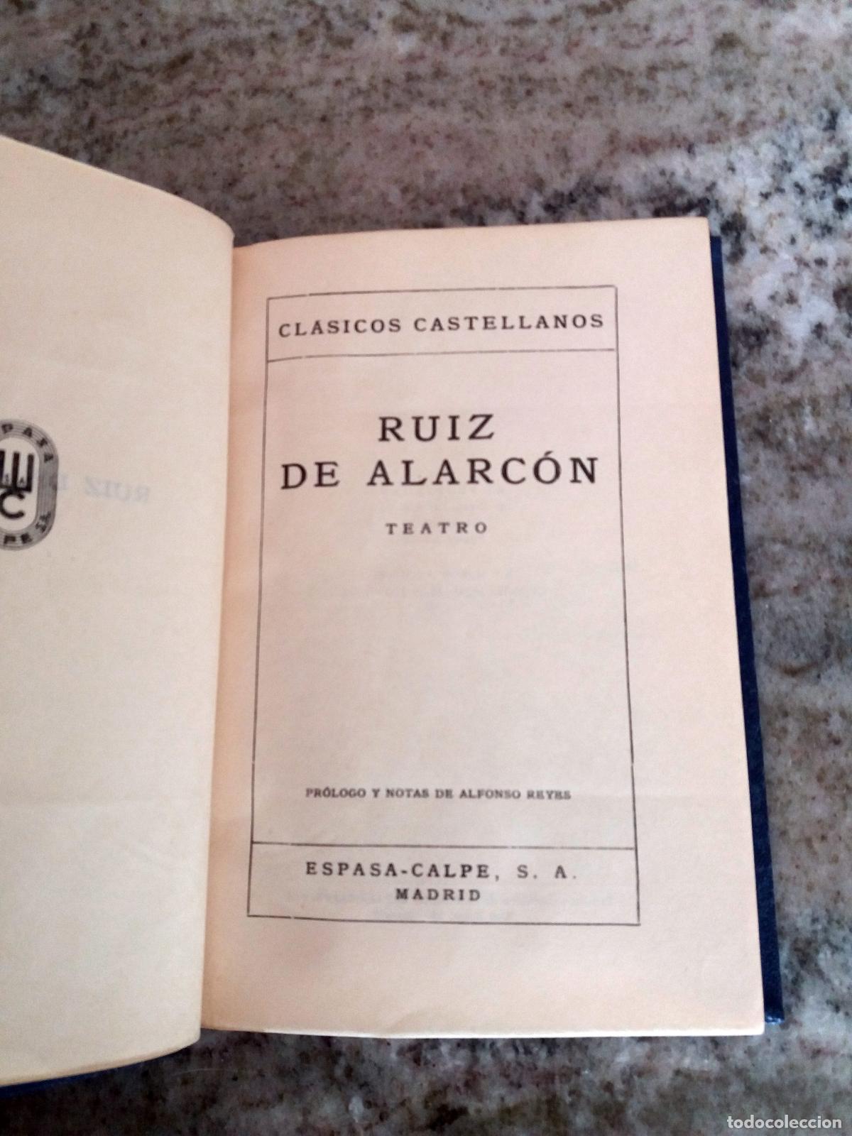 Libros: Ruiz de Alarc&oacute;n - TEATRO - Foto 13